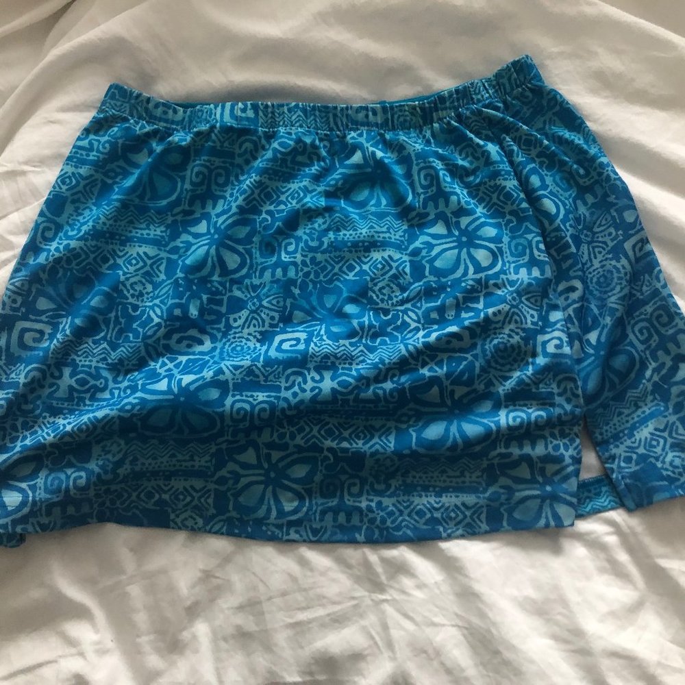 LBH Blue Patterened Tennis Skirt